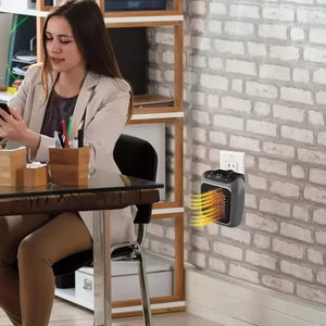Handy Heater Turbo 800 – Wall Outlet Space Heater with Remote Control