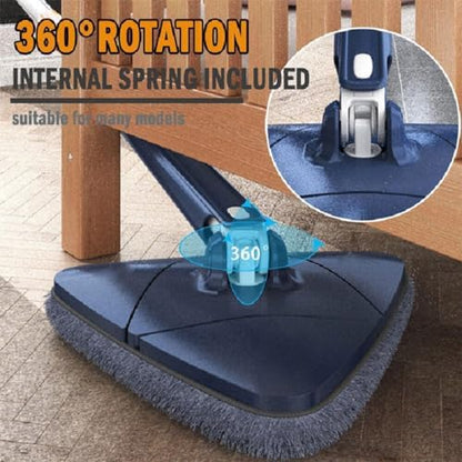 360° Rotatable Adjustable Triangle Multifunctional Cleaning Mop
