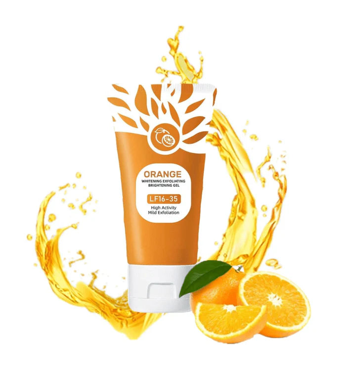 Orange Extract Exfoliating Gel – Brightening &amp; Pore Refining Formula (100g)