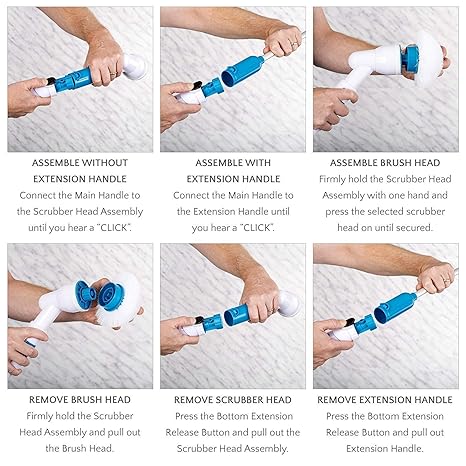 3 in 1 Electric Spin Scrubber High Power Cleaning Machine UAE