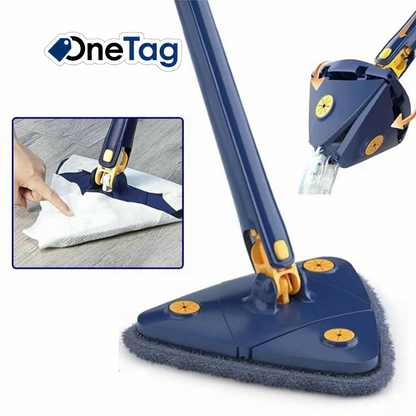 360° Rotatable Adjustable Triangle Multifunctional Cleaning Mop