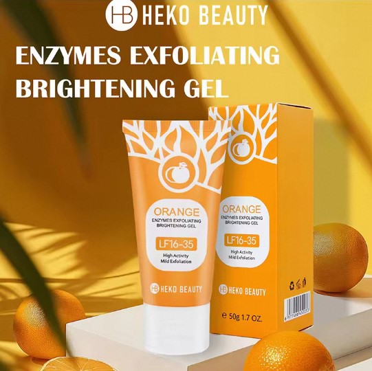 Orange Extract Exfoliating Gel – Brightening &amp; Pore Refining Formula (100g)