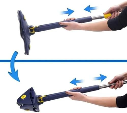360° Rotatable Adjustable Triangle Multifunctional Cleaning Mop